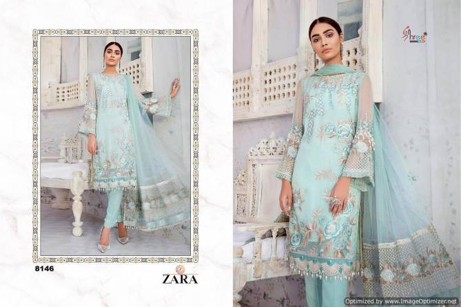Shree Zara 8146 Latest fancy designer Wedding Wear Faux Georgette Pakistani Salwar Suit Collection